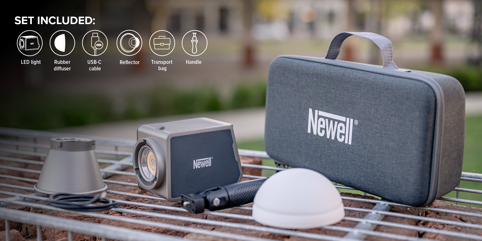 Lampa LED Newell Zora 90 RGB